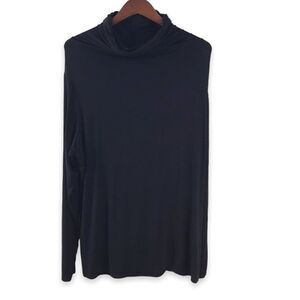 Inner Beauty black turtleneck with built-in mask‎ size 1X